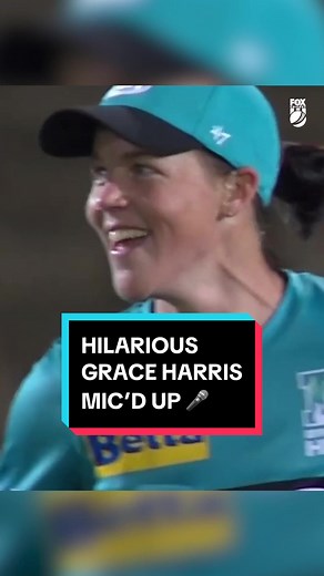 Cricket’s ultimate comedian 🤣 #cricket #graceharris #funny