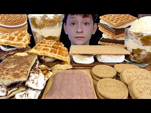 ASMR S'mores Desserts *Ice Cream Sundae, Oreo Cookies, Pastry, Waffles, French Toast Sandwich