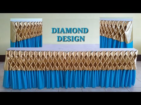 DIAMOND DESIGN | TABLE SKIRTING