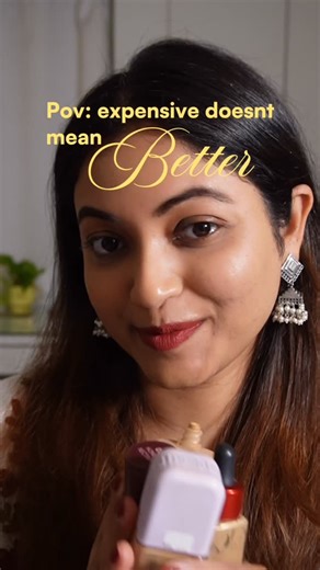 Debanti Giri | All Things Beauty for Brown Skin on Instagram: "Comment WANT for link. ✨ I liked this foundation in the first swipe itself.Especially if you have oily or combination skin and want coverage without heaviness. These budget-friendly (under 1000/-) foundations give medium to full coverage and still feel comfortable on skin. ✔️ Covers marks & uneven tone ✔️ Lightweight, non-cakey finishes ✔️ Suitable for Indian skin tones ✔️ Perfect for college & office wear FYR MAC nc40 Make smarter m