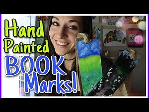 How I Make My Bookmarks! Sturdy and Hand Painted!