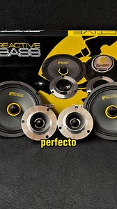 Set de 2 vías Reactive Bass modelo RBT-6520S para Open Show, con canasta de poca profundidad y un manejo de 150 Watts RMS. A la venta en krack audio | Locos Por El Car Audio