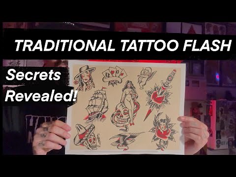 How to make Traditional Tattoo Flash