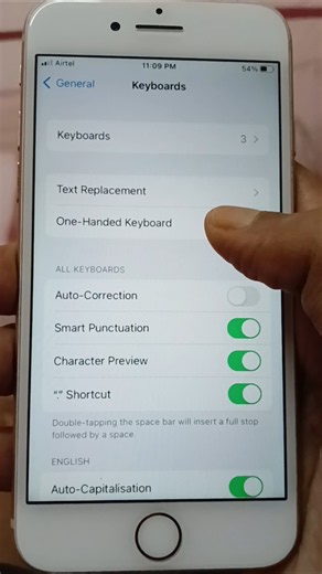 How to Enable One Handed Keyboard on Iphone