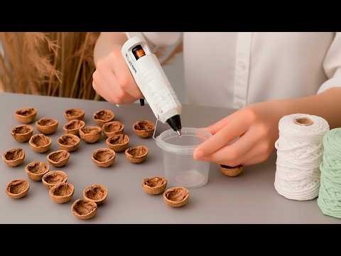 GENIUS HOME DECOR IDEA USING REGULAR NUTSHELLS!😍 IDEAS FROM TRASH #diy #craft