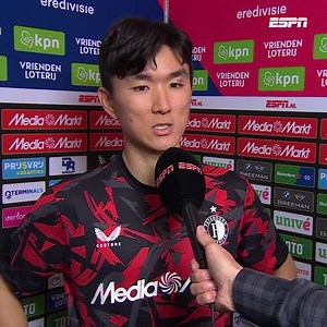 In-beom Hwang over het drukke speelschema bij Feyenoord: 🗣️ "We moeten dankbaar zijn. Je mag niet aan de fans laten zien dat je vermoeid bent. Je moet ze wat teruggeven." | ESPN NL