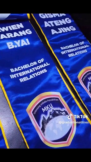 Graduation Stoles for MKU Clients - Order Now