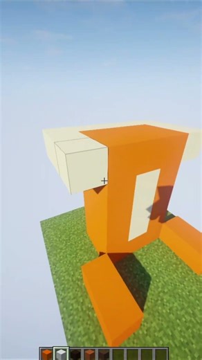 BABY FOX BUILD TUTORIAL #minecraft #minecrafttutorial #minecraftbuilding