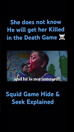 The Lady does not know This Man will get her Killed in the Death Game ☠️ 😱 #squidgame #movieclips