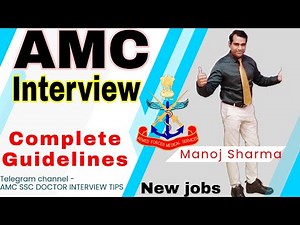 AMC SSC Interview Secrets: How to Get the Army Doctor Job | Armed medical corps interview tips