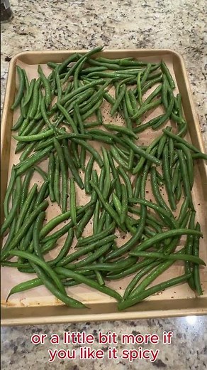 Oven Roasted Green Beans