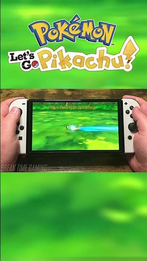 Pokemon Lets Go Pikachu - Nintendo Switch OLED Handheld Gameplay