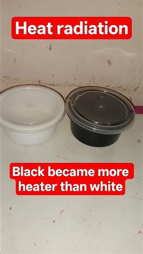 Heat radiation experiment