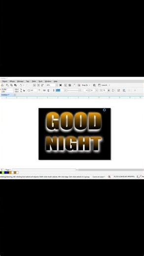How to Creat text effect in Coreldraw #coreldrawtutorial #viral #designer #viralshorts