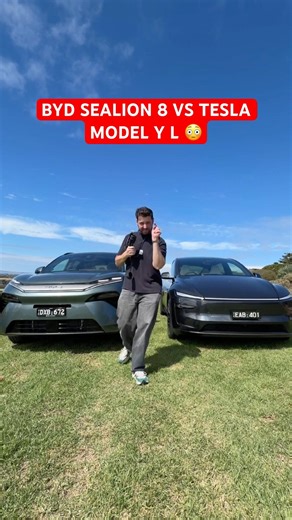 BYD SEALION 8 VS TESLA MODEL Y L 🤯