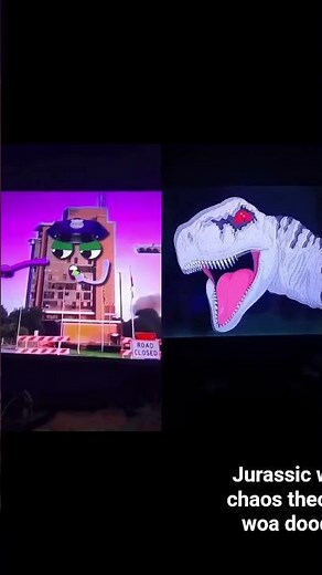 jurassic world chaos theory vs woa doodles the musical