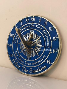 Handcrafted Garden Sundial Retirement Sundial "follow the Sunshine" Keepsake Gift for Office Outdoor & Indoor Decor - Etsy