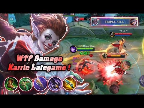 Even Claude has no self-respect when he is in a LATE GAME in front of Karrie! Mobile Legends
