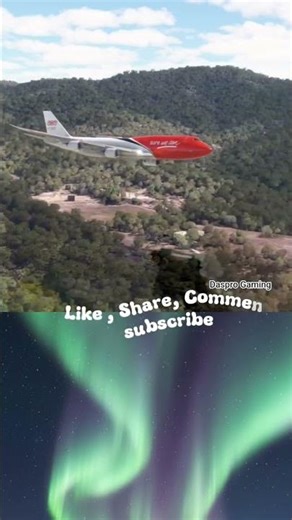 beautiful view when the Plane landings Ep 005 #britaniaraya #microsoftflightsimulator #airport #mfs