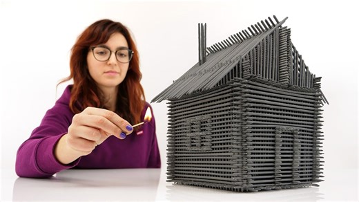 How to Build House From Sparklers Without Glue