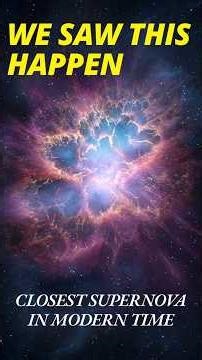 This Star Exploded and We Saw It! #cosmicexploration #spacesuccess #space #universe #unknownreality