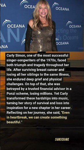 After Everything She’s Lost, Carly Simon Is Finally Saying Goodbye —The Diagnosis Changed Everything