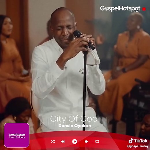 #GHMusic: City Of God – Dunsin Oyekan Lyrics; Let Your Living Waters Flow Out Of Me Let Your Holy Spirit Overshadow Me As It Was In The Beginning So Let It Be Now I Am The City, The City Of God #GospelHotspot #GospelMusic #GospelSong #DunsinOyekan #CityOfGod #GospelMusiQ