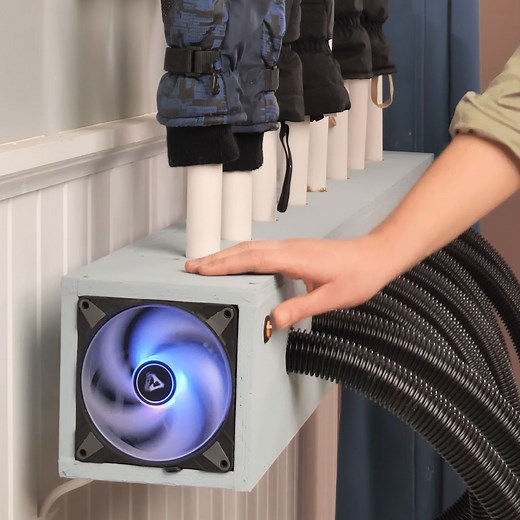 How To Build a Dryer For Winter Sports Clothes | Crafty Panda How