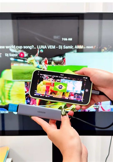 ¿Cómo es que no había descubierto este increíble producto antes? ¡Mi televisor lleva tanto tiempo sin usarse, por fin puedo aprovecharlo! #adaptador #USBCHub #DockingStation #viralvideo #dealsforyoudays