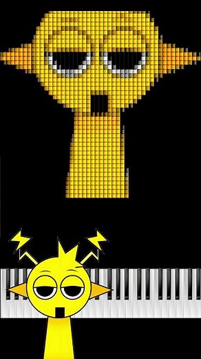 Incredibox Sprunki Retake 🎶 5 Melodies Versions Evolution | Drawn with Piano Notes 🎹#piano #sprunki