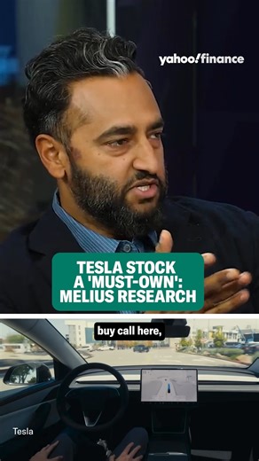 7.8K views · 76 reactions | Is Tesla in your portfolio? Melius Research says it should be. 類 | Yahoo Finance | Facebook