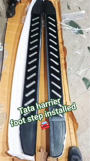 Tata harrier foot step installed #tataharrier #footsteps #cars #automobile #trending #tatamotors ▶️