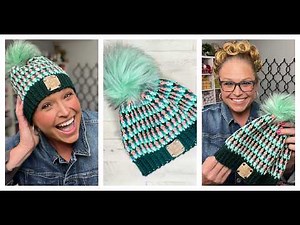 Got Stash Yarn? Here's a Crochet Pattern to use it up! Flicker and Flash Crochet Hat || Free Pattern