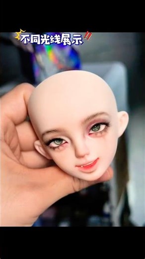Shorts | BJD Faceups stoties | Repainting Dolls | Doll Makeup #bjd #bjdfaceup #doll #art #clay #12st