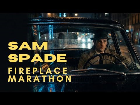 Fireplace Marathon - Sam Spade | Old Time Radio Marathon Classics