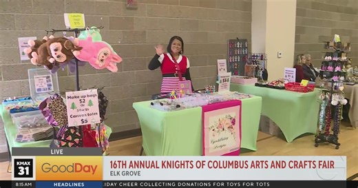 Shop handmade crafts and artwork at the annual Knights of Columbus Arts & Crafts Faire!