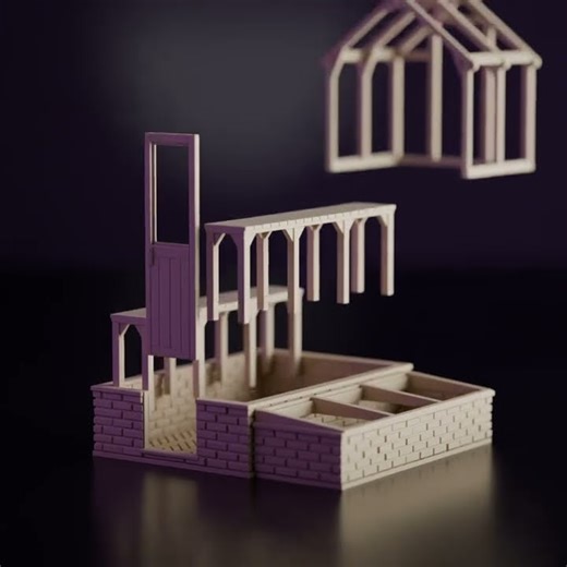 Dwarf Wall Greenhouse - Tiny Build Video #tinytownhobbies #OOgauge #scalemodel #modelrailway