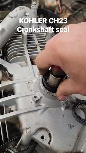 replacing a crank seal in a kohler CH23
