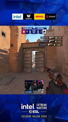 HeavyGod Starts The Game With A Massive Quad Kill #esl #colognemajor #cs2