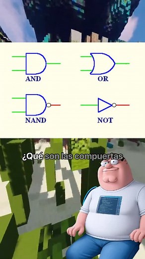 Qué son las puertas lógicas en informática? #hardware #cpu #alu #informatica #programacion #electronica #petergriffin | InfoApuntes IA