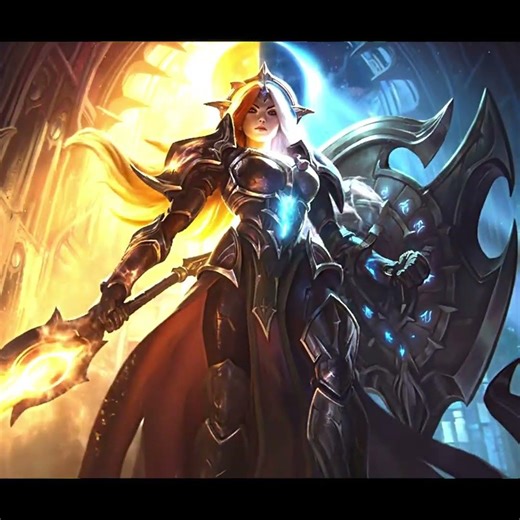 League of Legends Solar/Lunar Eclipse Leona art