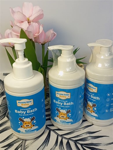Moosegear 2in1 Baby Bath hair and body wash #babybath #babyshampoo #babybodywash