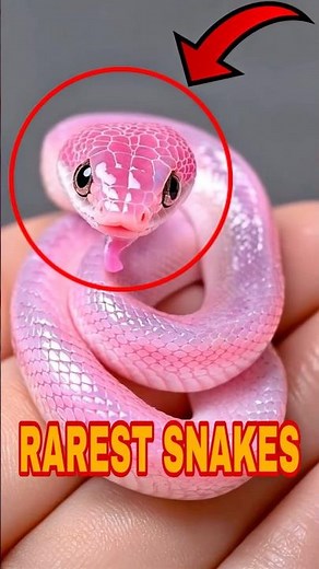 TOP 5 RAREST SNAKES THAT ACTUALLY EXIST! 😱 YOU WON’T BELIEVE #1! #snake #animals #wildlifefacts