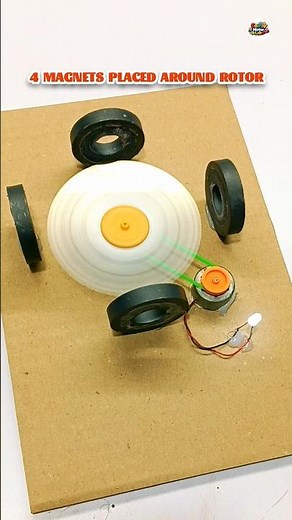 Magnet Power Generator Experiment | Light Glows Without Battery ⚡