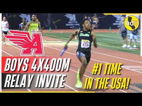 2026 TF - Arcadia Invitational - Boys 4x400M Relay Invitational - #1 in U.S.!