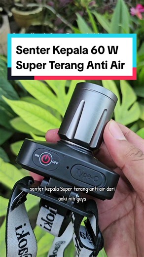 Senter kepala aoki 60 watt pro bisa tahan 20 jam pemakaian nonstop #senterkepala #senterkepalaaoki #sentersuperterang