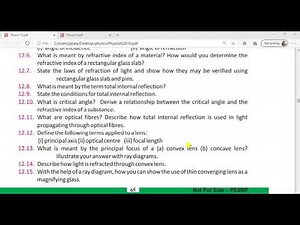 Physics class 10 unit 12 review question 12.11-12.15