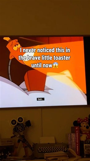 I never noticed this in the brave little toaster until now😱 #disney #disneymovie #disneyplus