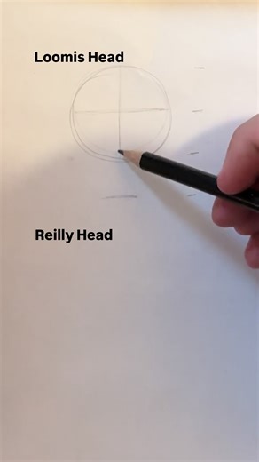 Loomis vs Reilly method: frontal #art #fyp #love #trending #artchallenge