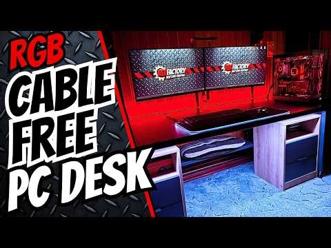 DIY PC Desk Build - with built-in Pro Cable Management